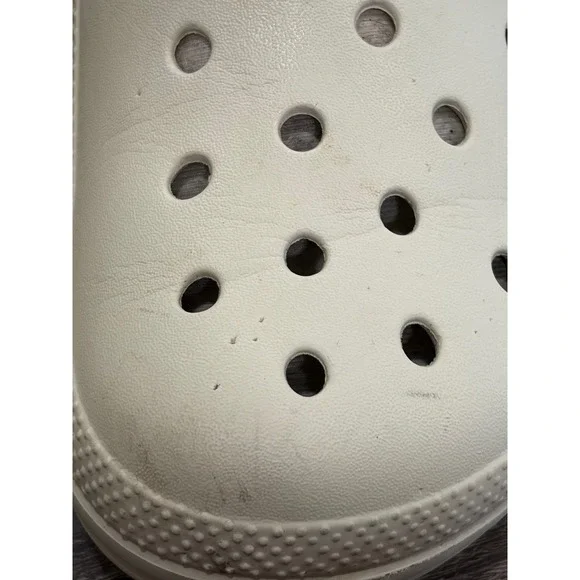 Crocs Classic Clogs Bone Cheetah Fuzz Lined Womens 8 Mens 6 Unisex Slip On - Picture 7 of 8